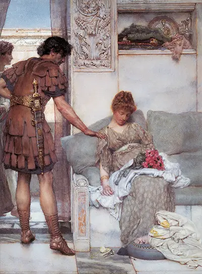 A Silent Greeting Lawrence Alma Tadema